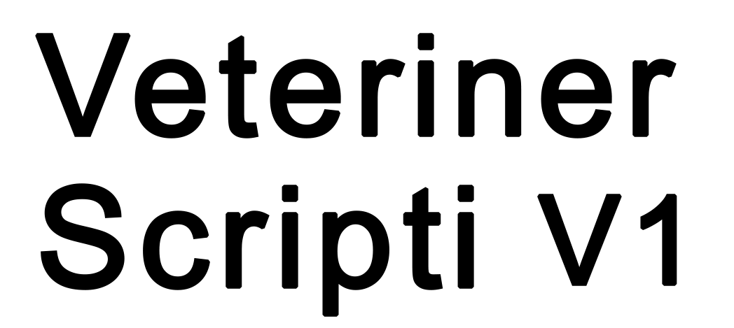 Veteriner Scripti V1